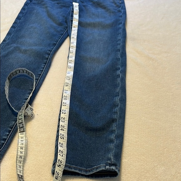 American Eagle Outfitters Blue Skinny Jeans Sleek Fit - Picture 6 of 7